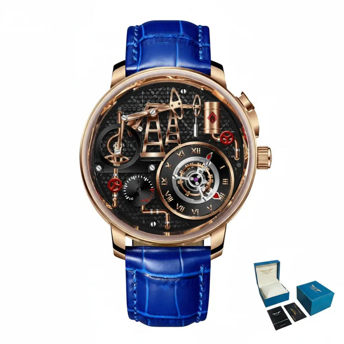 Swiss Quartz 762 Movement Sapphire  Luxury Oil Pump Quartz Watch for Men  ⌚️