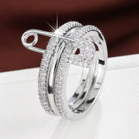 Three Layers Designer Fashion Ring for Women Jewelry ✨