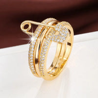 Three Layers Designer Fashion Ring for Women Jewelry ✨
