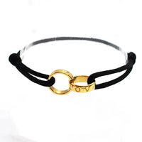 Titanium Steel Metal Buckle Round LOVE Rope Chain Bracelet
