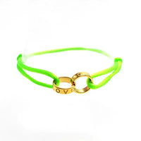 Titanium Steel Metal Buckle Round LOVE Rope Chain Bracelet
