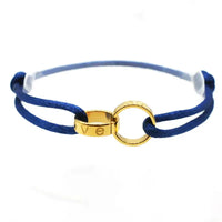 Titanium Steel Metal Buckle Round LOVE Rope Chain Bracelet