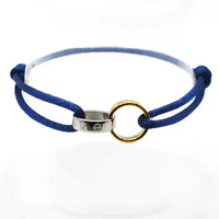 Titanium Steel Metal Buckle Round LOVE Rope Chain Bracelet