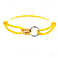 Titanium Steel Metal Buckle Round LOVE Rope Chain Bracelet