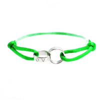 Titanium Steel Metal Buckle Round LOVE Rope Chain Bracelet