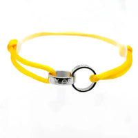 Titanium Steel Metal Buckle Round LOVE Rope Chain Bracelet