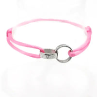 Titanium Steel Metal Buckle Round LOVE Rope Chain Bracelet