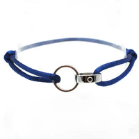 Titanium Steel Metal Buckle Round LOVE Rope Chain Bracelet
