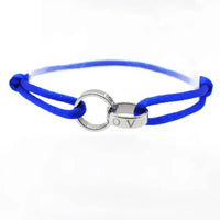 Titanium Steel Metal Buckle Round LOVE Rope Chain Bracelet