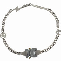 Titanium Steel Street Men Letters Metal Safety Buckle Necklace Fashion Jewelry ✨