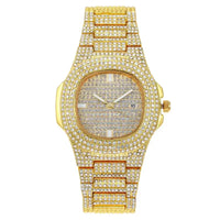 Top Brand Luxury Diamond Watch for Men Women Iced Out Watch Quartz Wristwatches💎