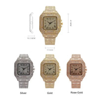 Top Brand Luxury Diamond Watch for Men Women Iced Out Watch Quartz Wristwatches💎