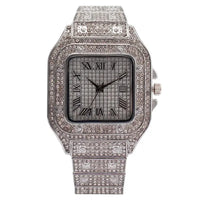 Top Brand Luxury Diamond Watch for Men Women Iced Out Watch Quartz Wristwatches💎