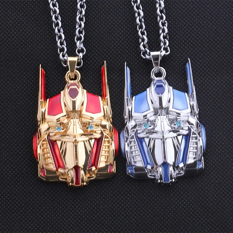 Transformers Optimus Prime Mask Necklace ⛓️‍💥 - accessories