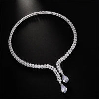 Vintage  Water Drop Collar Necklace Luxury Zircon Necklace 💎