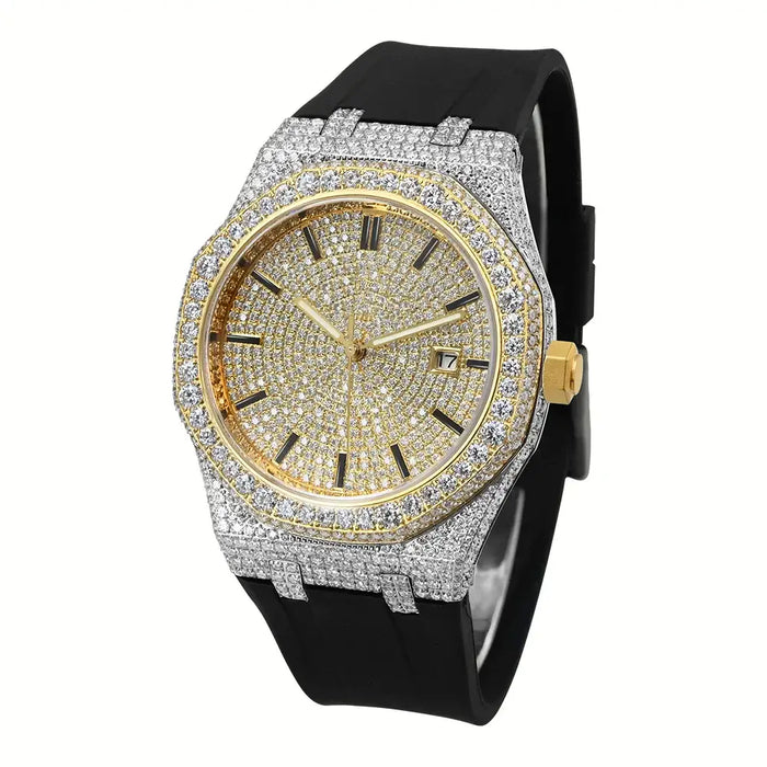 VVS Moissanite Custom Luxury Watch – Automatic Mechanical Movement ⌚️