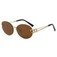 Women’s Retro Oval Cat Eye Sunglasses – Lightweight Summer Shades 🕶️