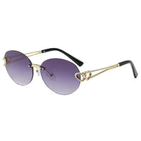 Women’s Retro Oval Cat Eye Sunglasses – Lightweight Summer Shades 🕶️