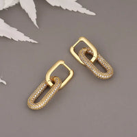Zircon Geometric Pendant Earrings Jewelry ✨